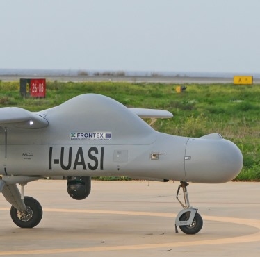 Leonardo: al via i voli del drone Falco EVO per missioni di sorveglianza marittima nell'ambito del programma di test di Frontex